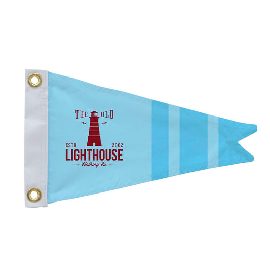 8" x 12" Polyester Burgee Flag Single-Sided