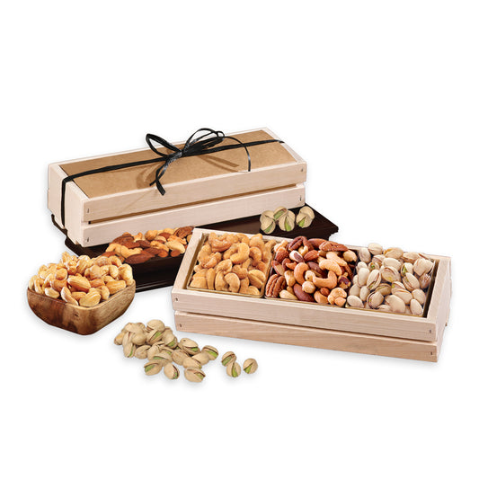 Crunchy Favorites in Wooden Crate