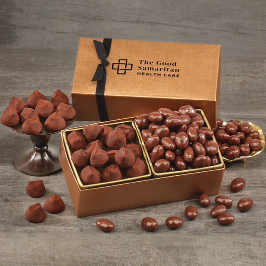 SALE - Milk Chocolate Almonds & Cocoa Dusted Truffles