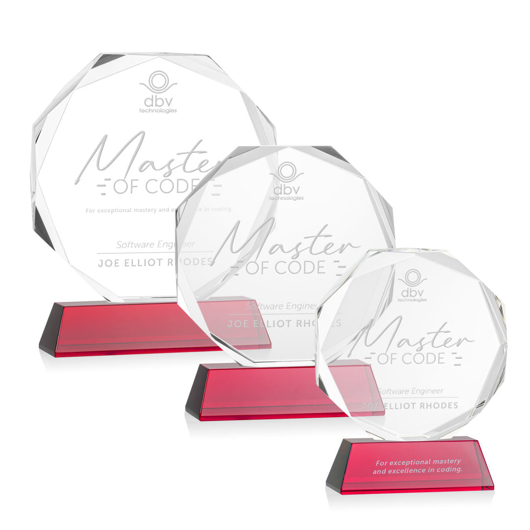 Acadian Award on Newhaven Base - Red