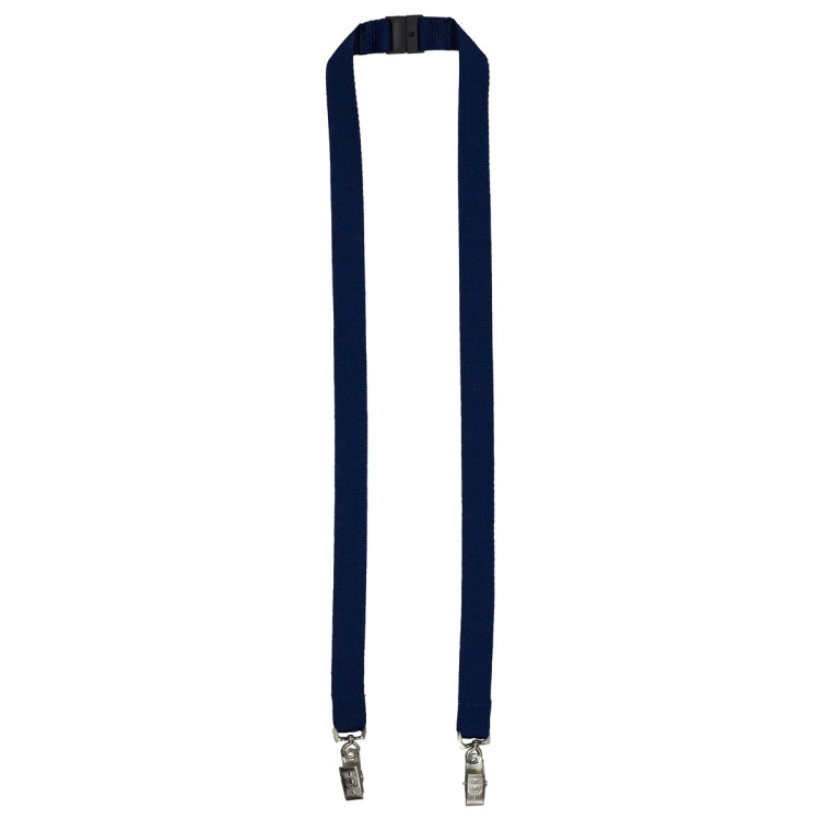 "RICARDO" 3/4" Dual Attachment Polyester Silkscreen Lanyard with FREE Breakaway Safety Release