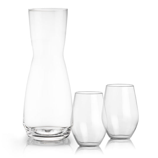 Mason Carafe & Vale Stemless Wine Set
