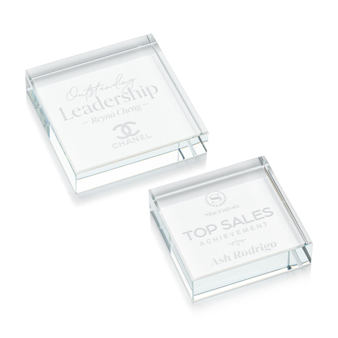 Winston Square Paperweight