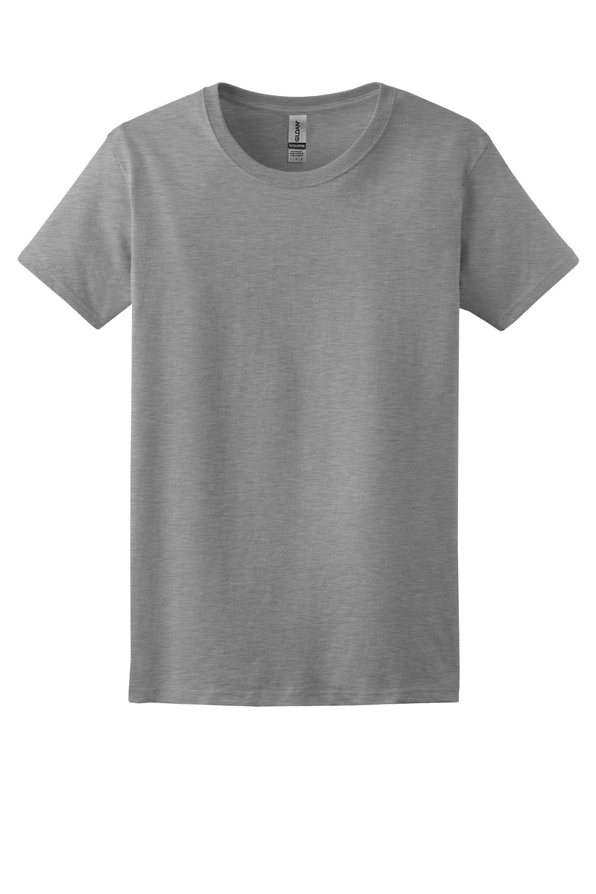 Gildan Women's Ultra Cotton 100% US Cotton T-Shirt. 2000L