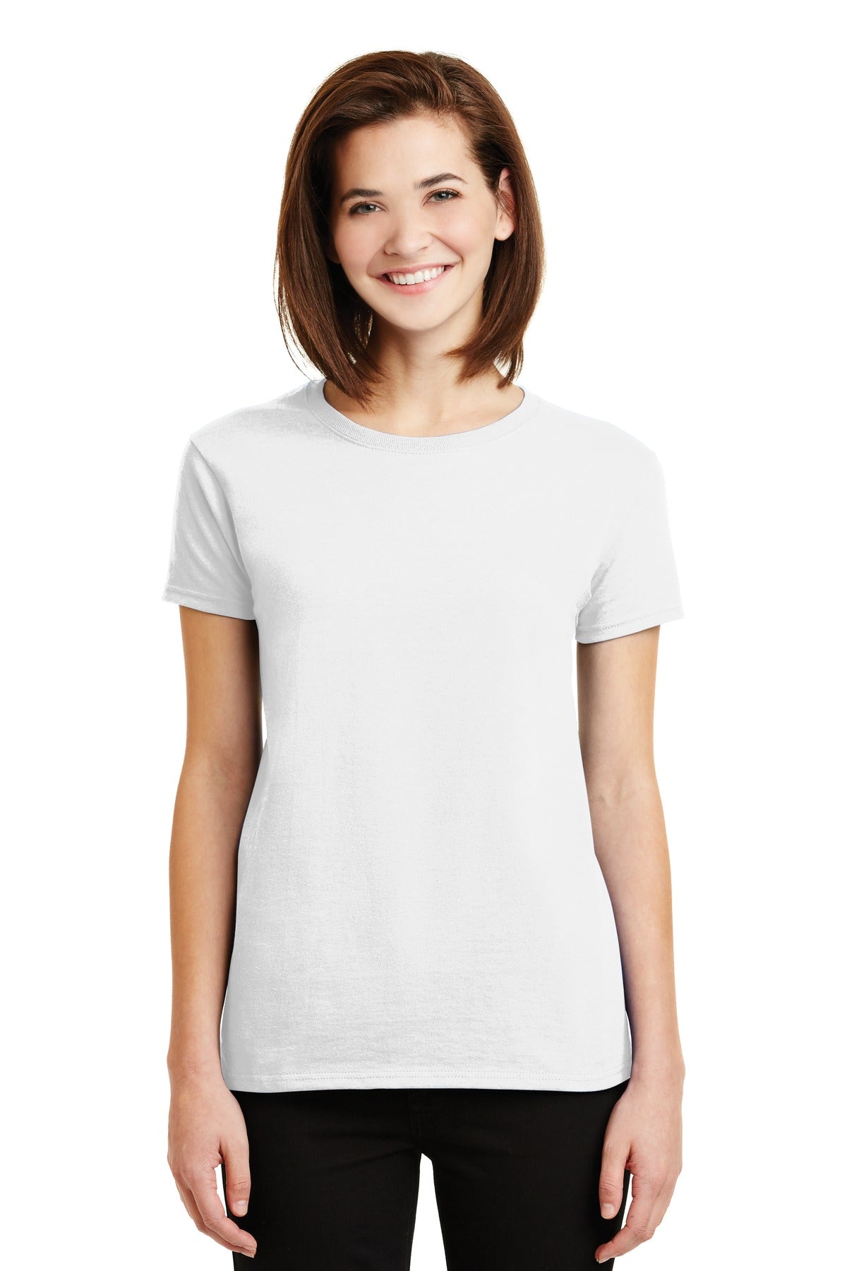 Gildan Women's Ultra Cotton 100% US Cotton T-Shirt. 2000L