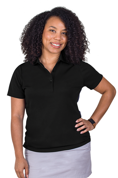 Black Women's Vansport Marco Polo Shirt - XS