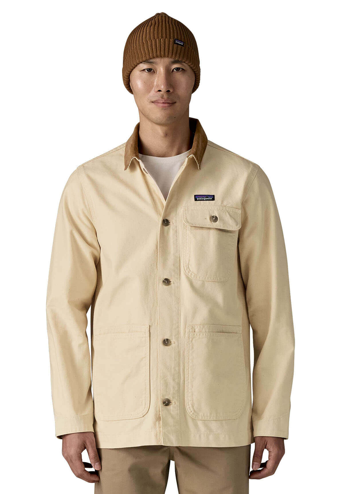 Patagonia Men's Point Reyes Canvas Jacket - Undyed Natural - XS
