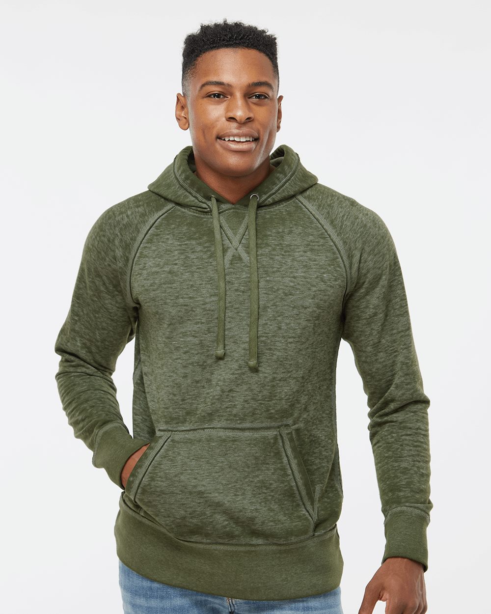 Men's Vintage Zen Fleece Hooded Sweatshirt - 8915