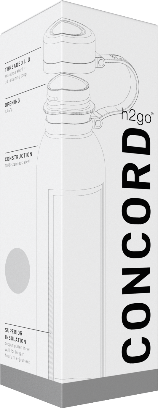 matte black 20.9 oz h2go concord