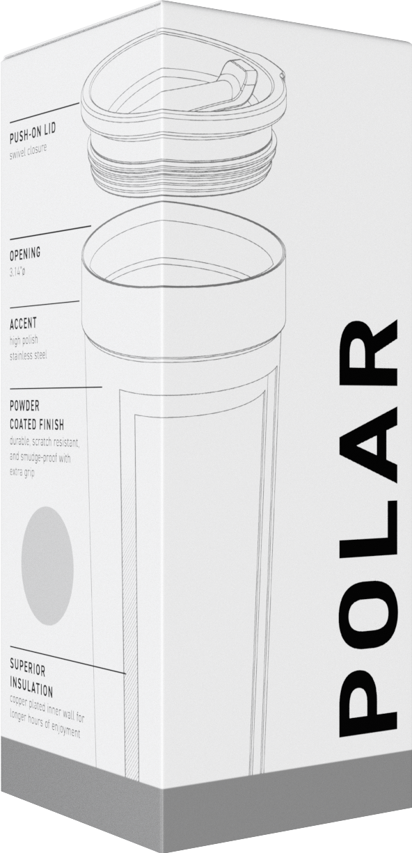 stainless 20.9 oz polar - powder