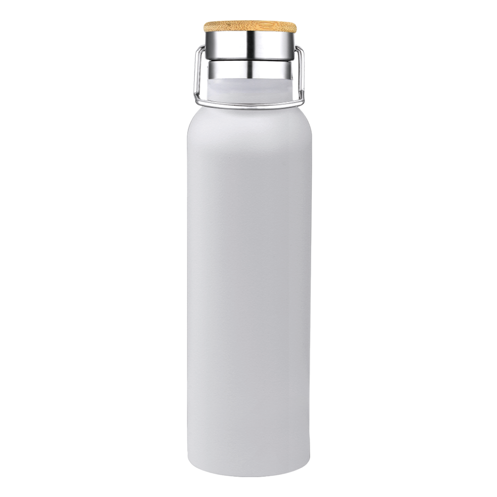 Smith 20oz Stainless Steel Bamboo Cap Water Bottle