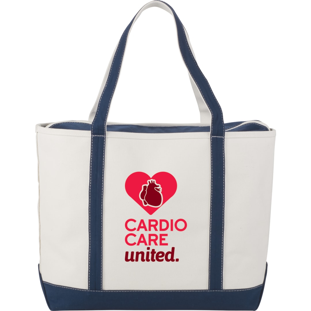 Baltic 24oz Cotton Canvas Tall Zippered Tote