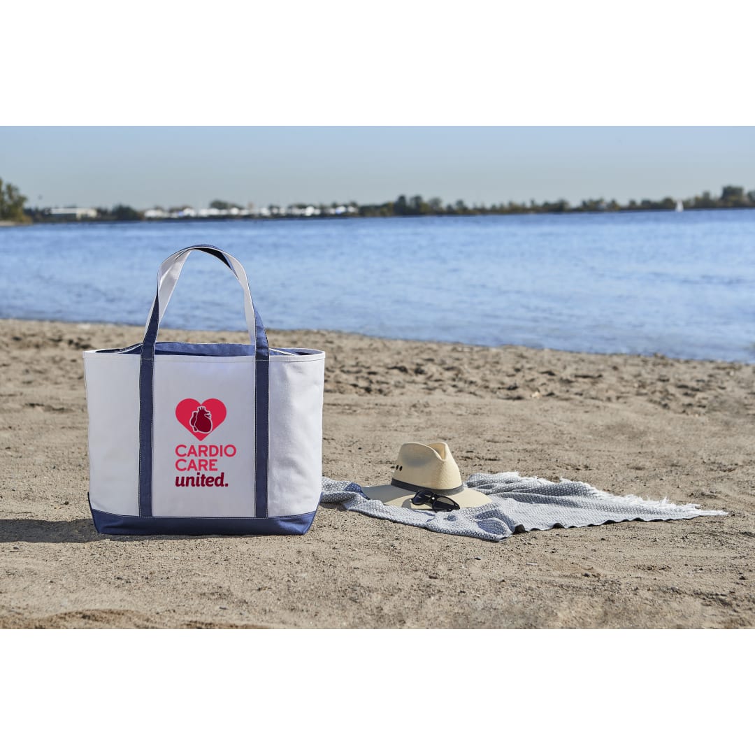 Baltic 24oz Cotton Canvas Tall Zippered Tote