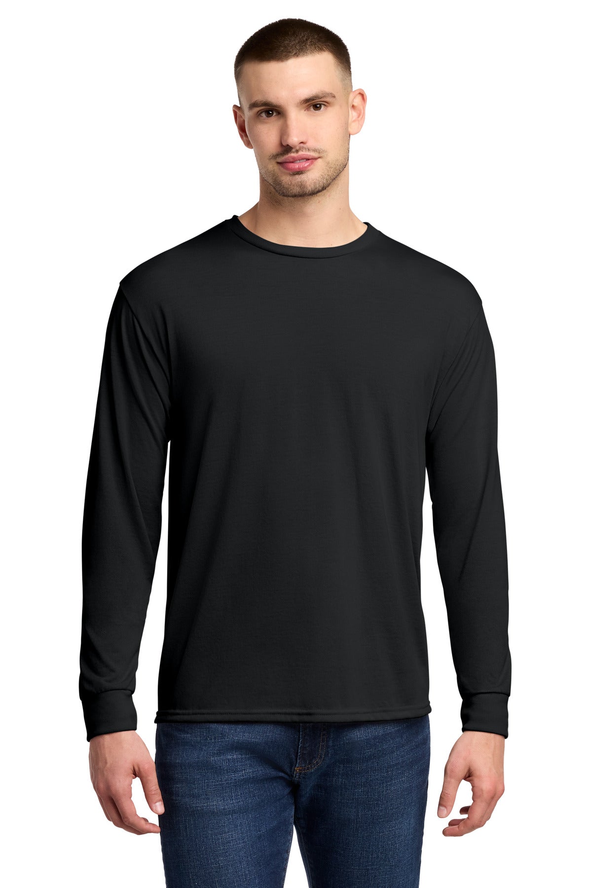 SanMar 21LS_black_model_front.jpg