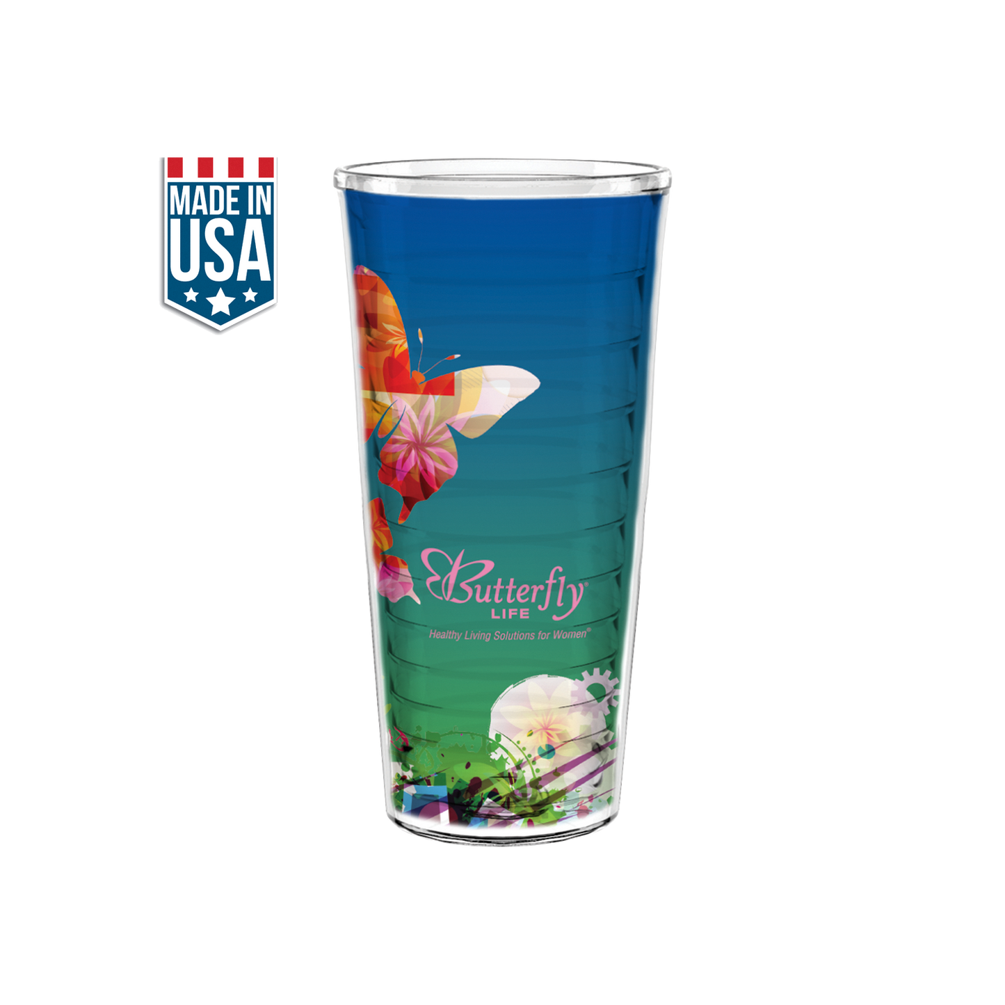 Clear 22 Oz Made In The U.S.A Tritan Tumbler