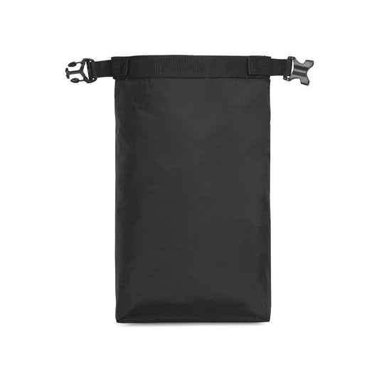 Black Remmy Wipeable Roll Top Pouch