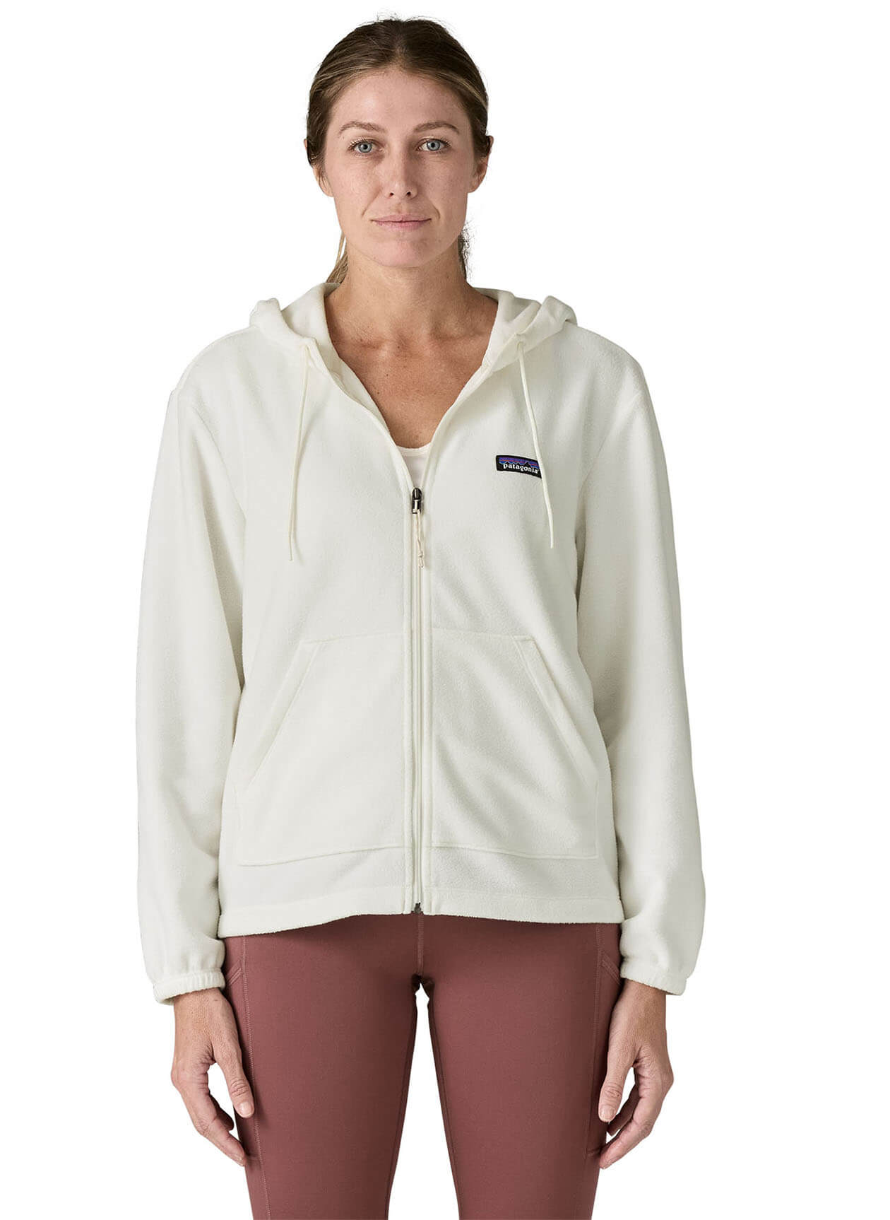 Patagonia Women's Micro D Fleece Hoody - Birch White - XXS