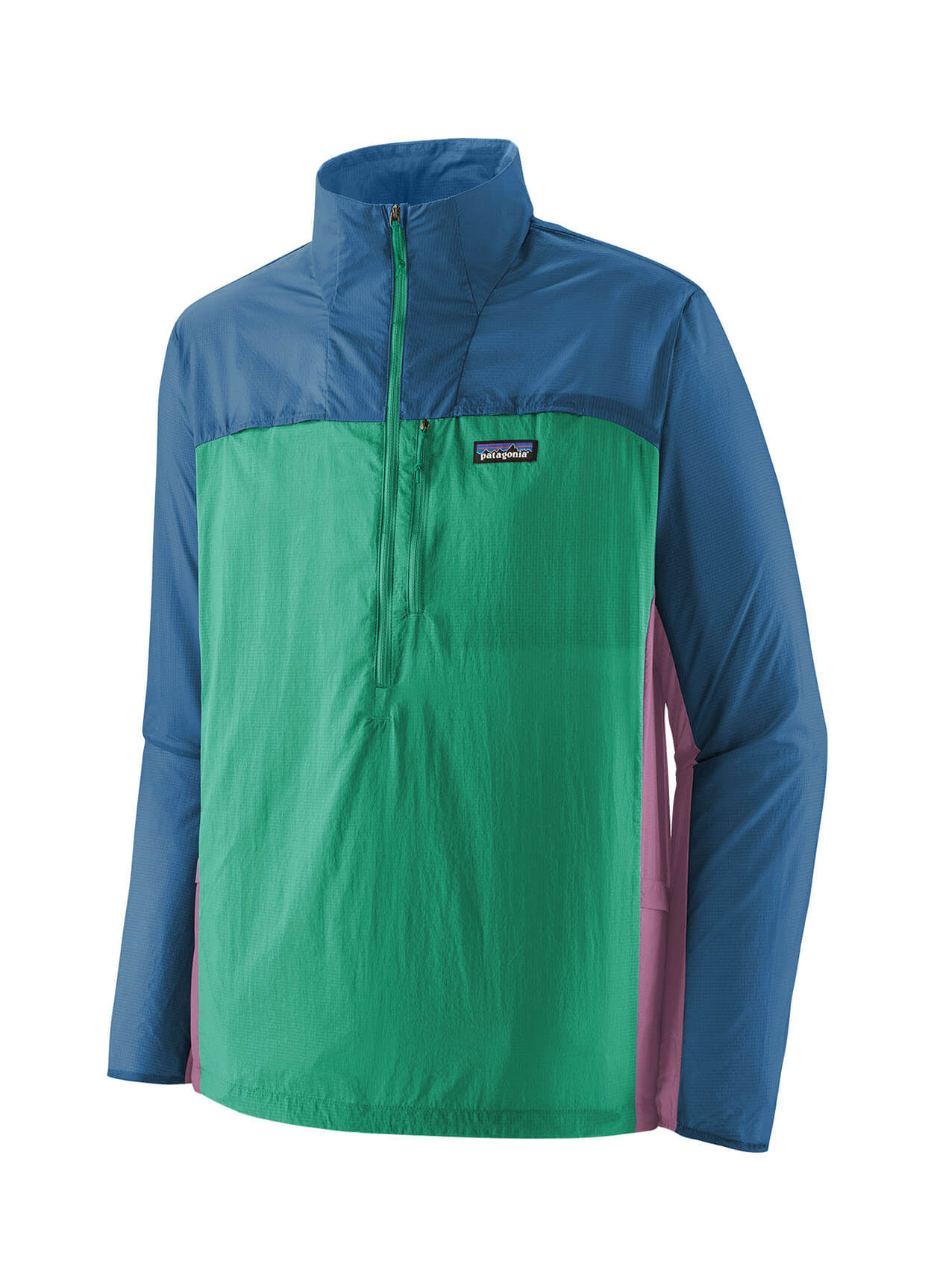Patagonia Men's Houdini Stash Half-Zip - Smolder Blue - XS