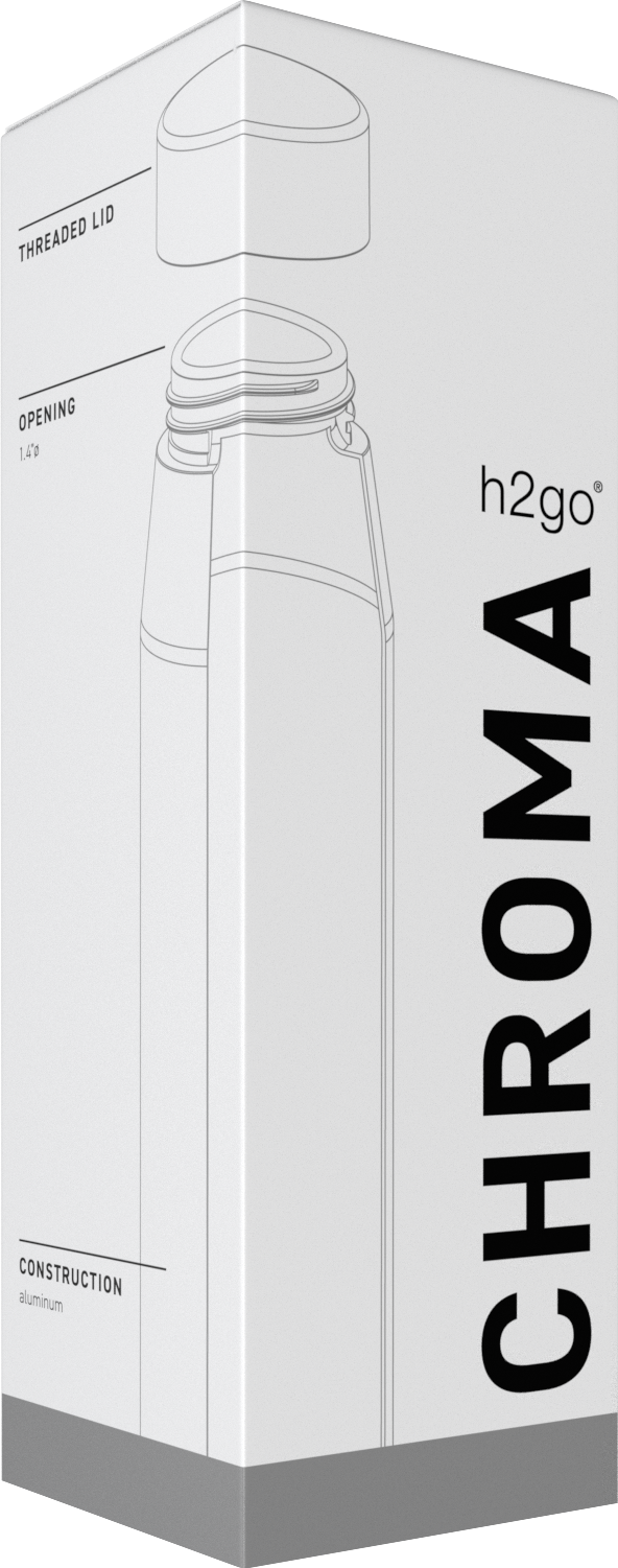 white 24 oz h2go chroma