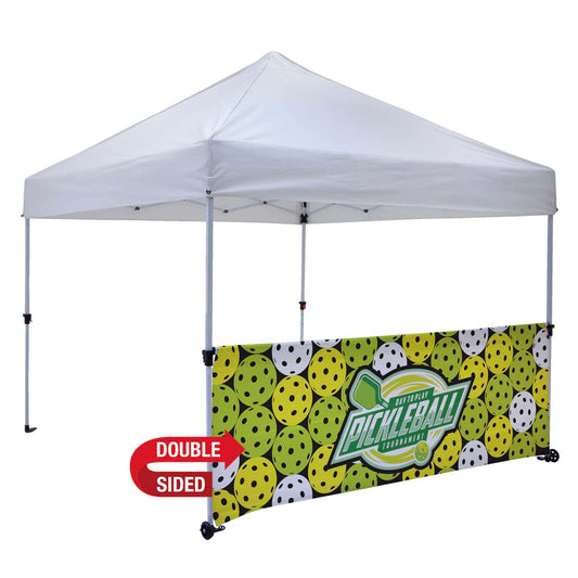 10' Omni Tent Half Wall Kit (Dye Sublimated, Double-Sided)