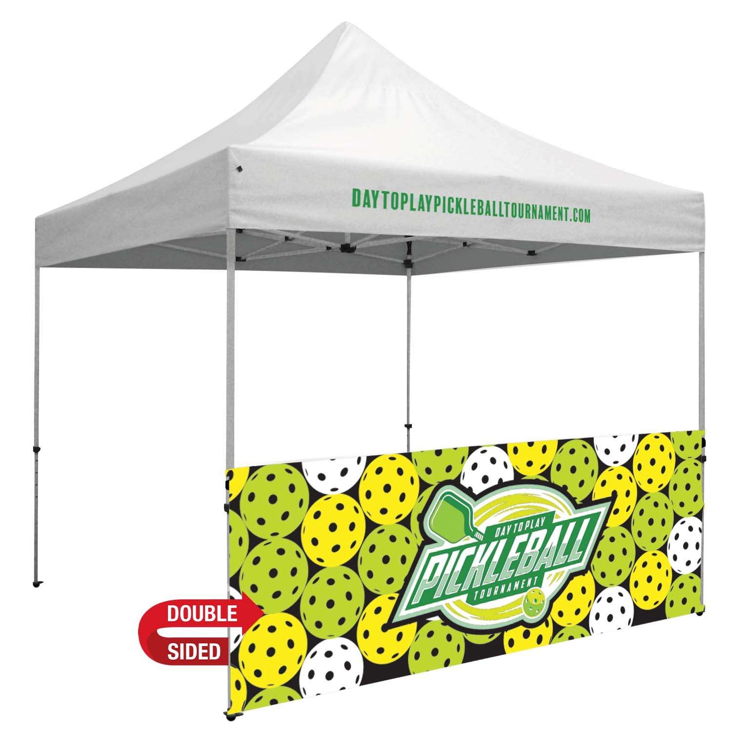 10' Deluxe Tent Half Wall Kit (Dye Sublimated, Double-Sided)