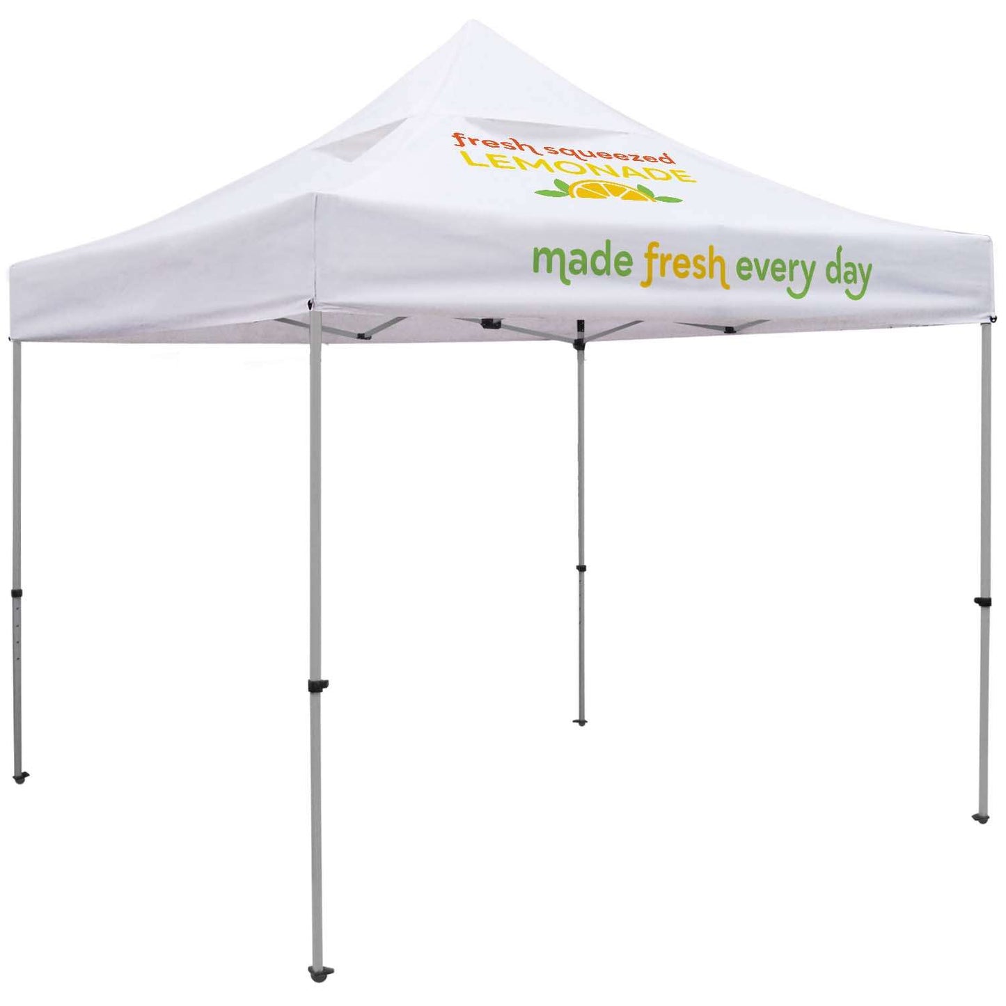 10' Premium Tent Kit with Vented Canopy (Imprinted, 2 Locations)