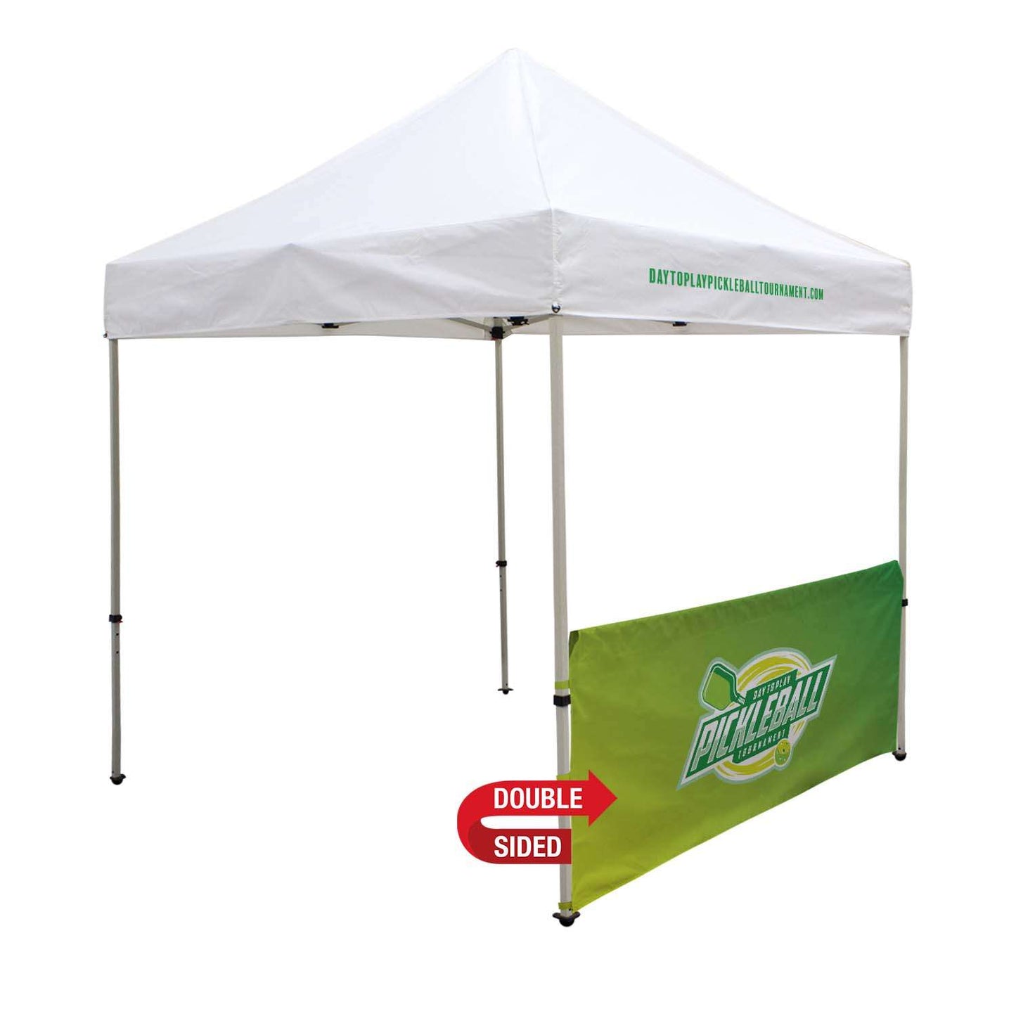 8' Deluxe Tent Half Wall Kit (Dye Sublimated, Double-Sided)