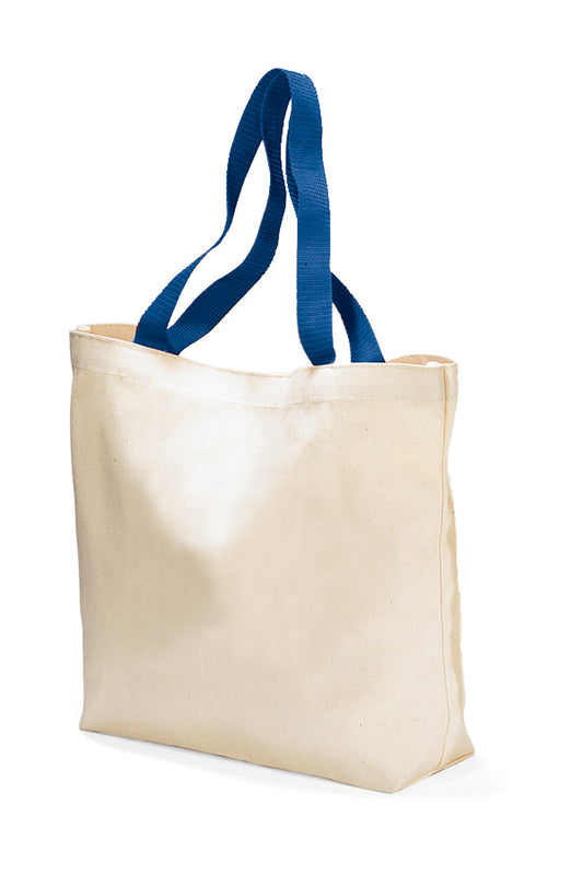 Royal Blue Colored Handle Tote