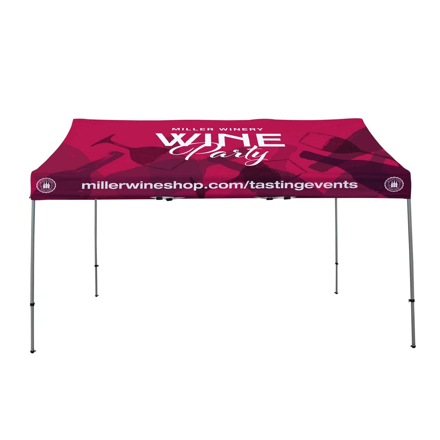 10' x 15' Premium Gable Tent Kit (Dye Sub Full-Color Full-Bleed)
