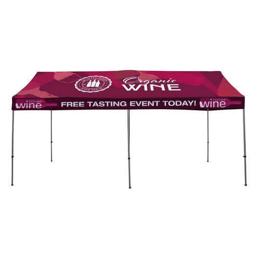 10' x 20' Premium Gable Tent Kit (Dye Sub Full-Color Full-Bleed)