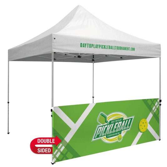 10' Premium Tent Half Wall Kit UV-Printed Double-Sided