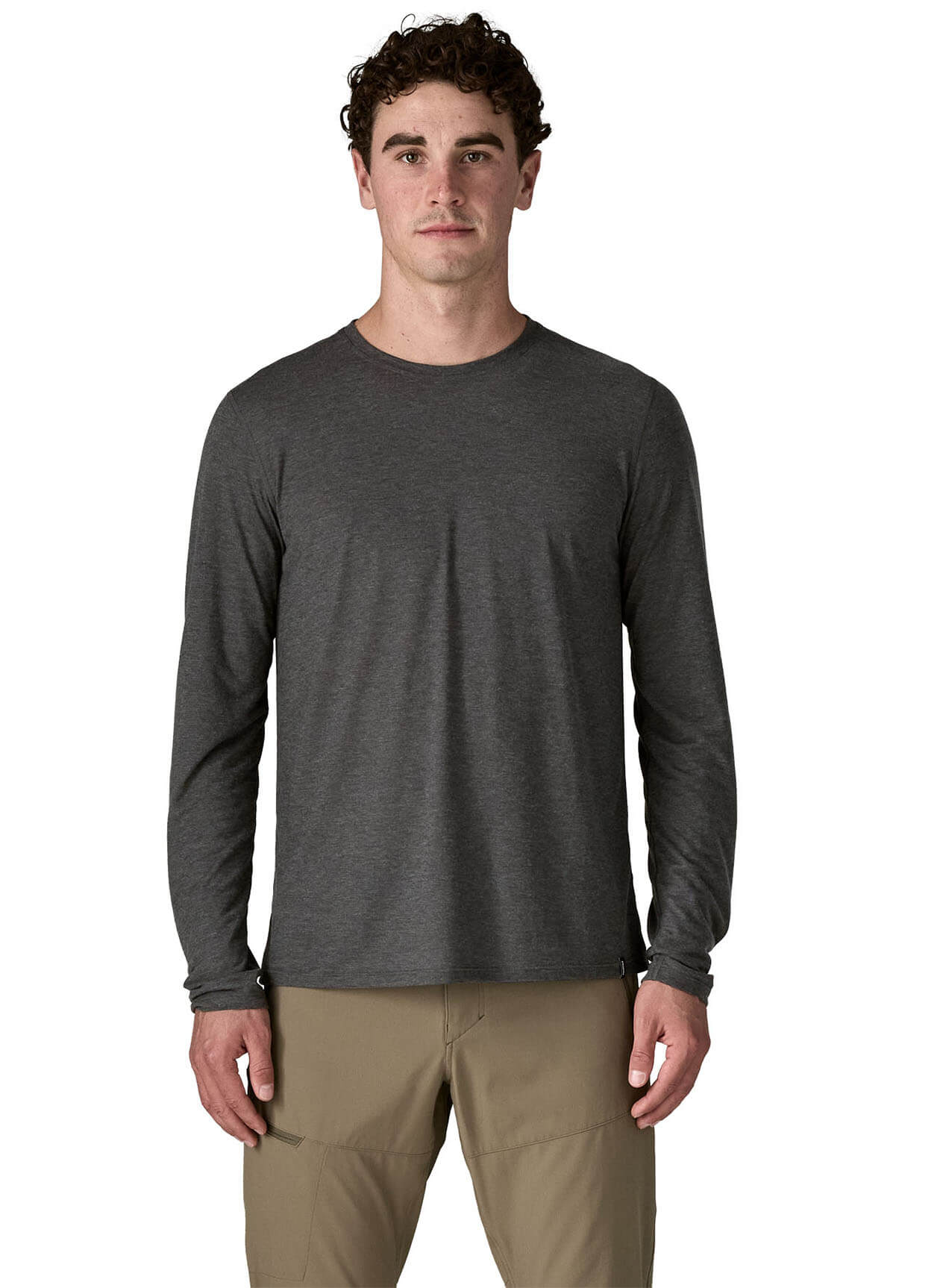 Patagonia Men's Long-Sleeved Cap Cool Trail Shirt - Ink Black - XS