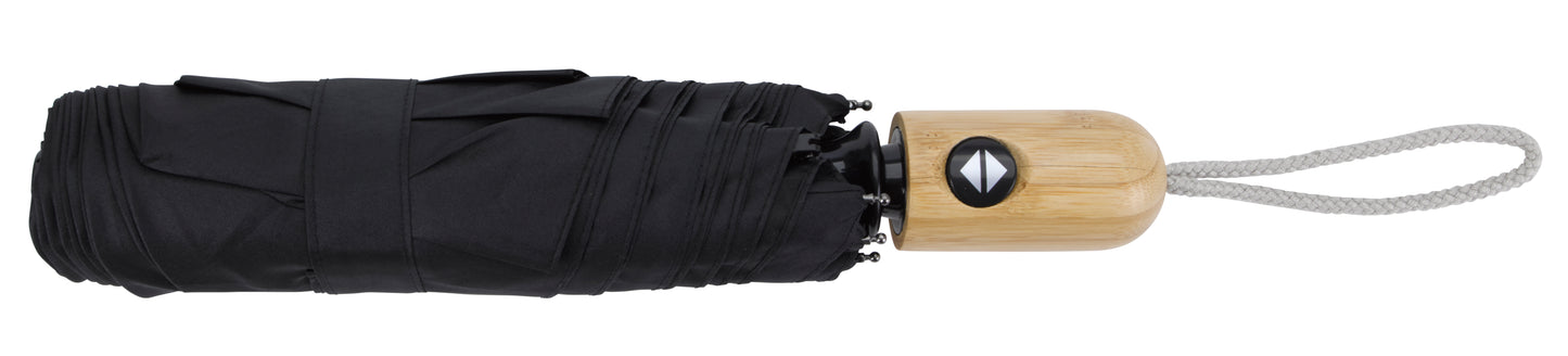 Shed Rain™ 42" RPET Bamboo-Handled Auto-Open/Close Compact Umbrella