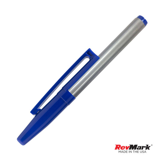 RevMark® Silver Barrel Industrial Permanent Marker w/clip