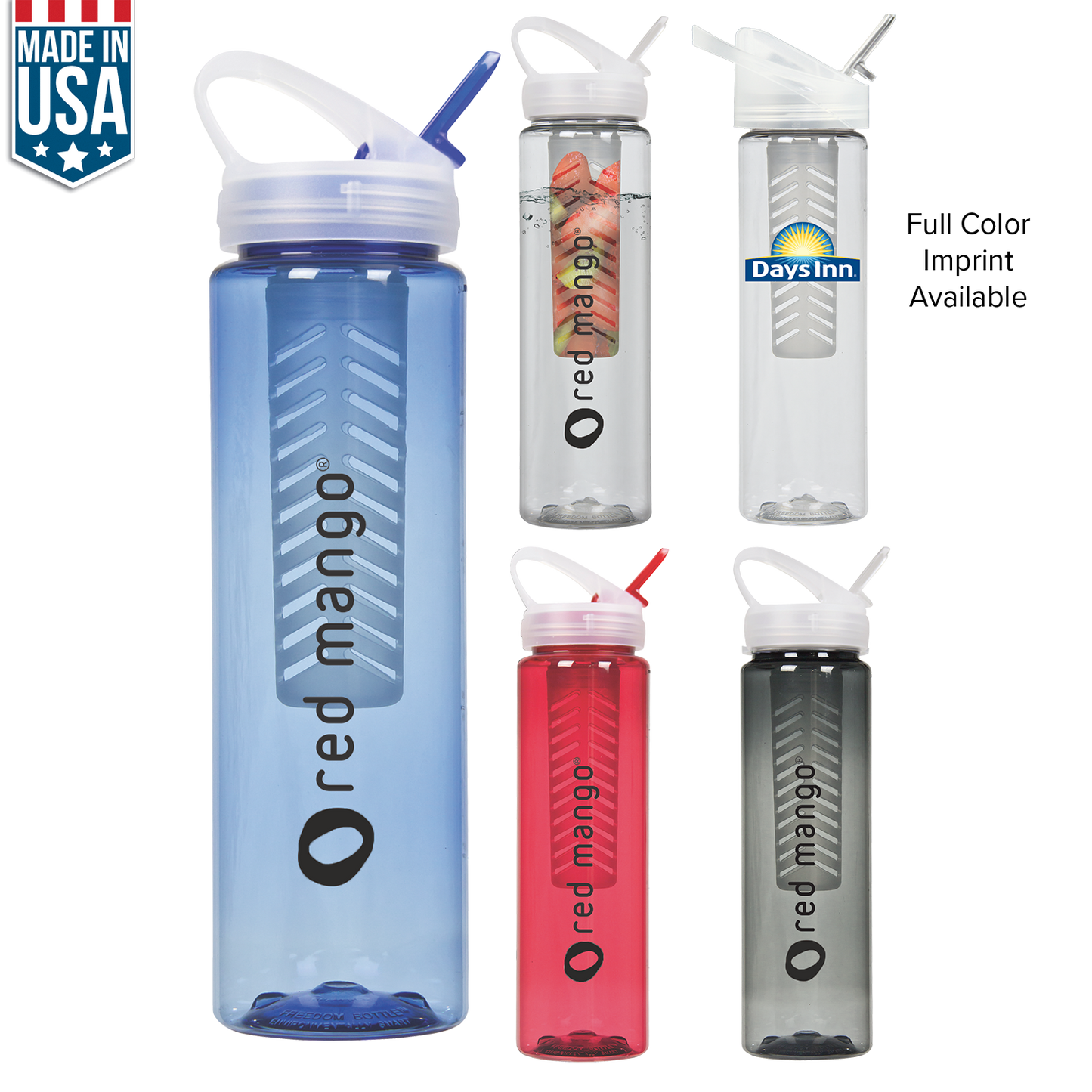 Blue 25 Oz Fruit Fusion Water Bottle