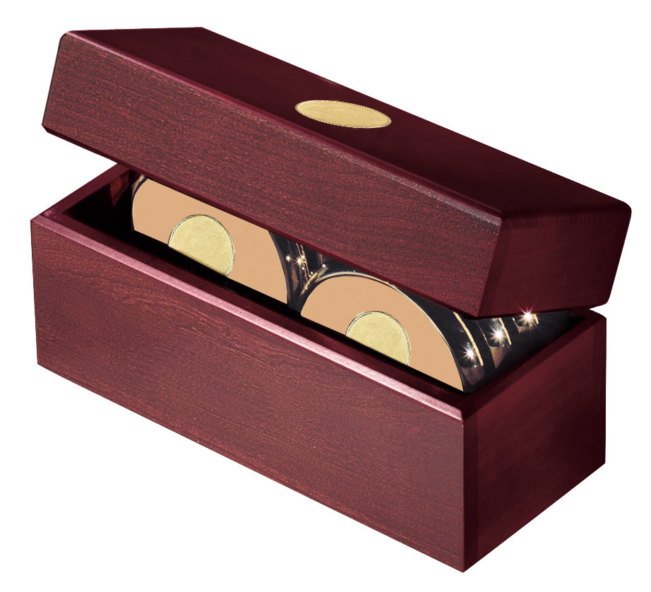 JAFFA® Six Coasters with Solid Cherry Chest