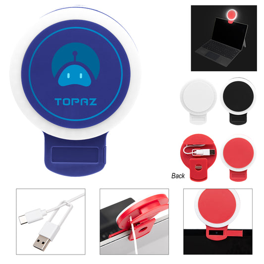 BLACK Reach Retractable Ring Light