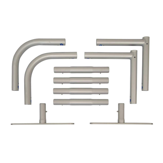 2'W x 2'H EuroFit Tabletop Straight Wall Hardware