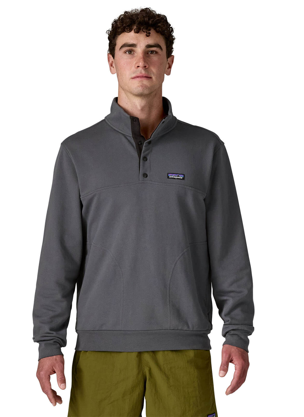Patagonia Men's Daily Snap Pullover - Forge Grey - XXS