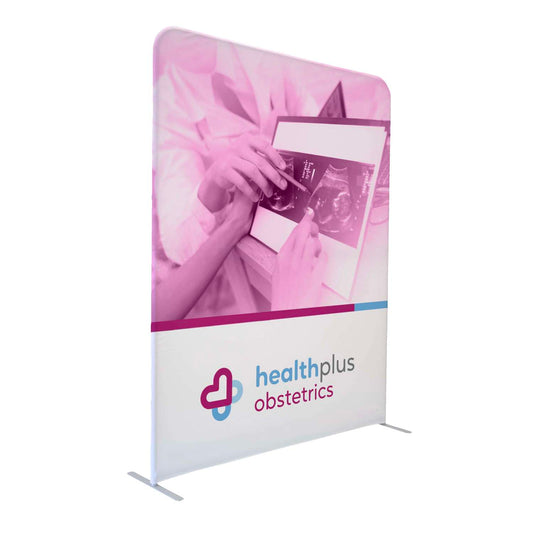 6'W x 90"H EuroFit Straight Wall Kit (Recycled Polyester Knit)