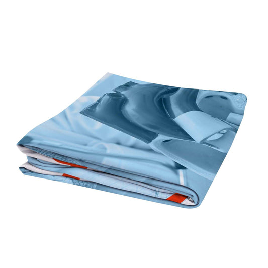 8'W x 72"H EuroFit Straight Wall Graphic Cover (Recycled Polyester Knit)