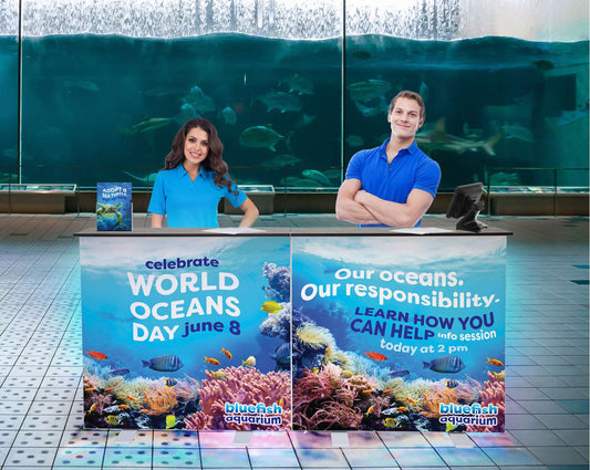 ShowGlower Counter Kit (Backlit Woven Polyester)