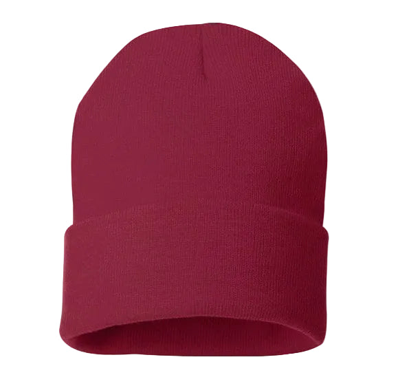 12" Solid Cuffed Beanie - SP12