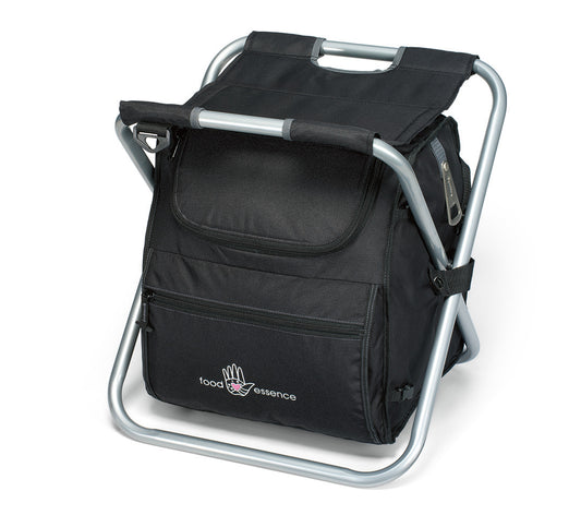 Black Deluxe Spectator Cooler Chair