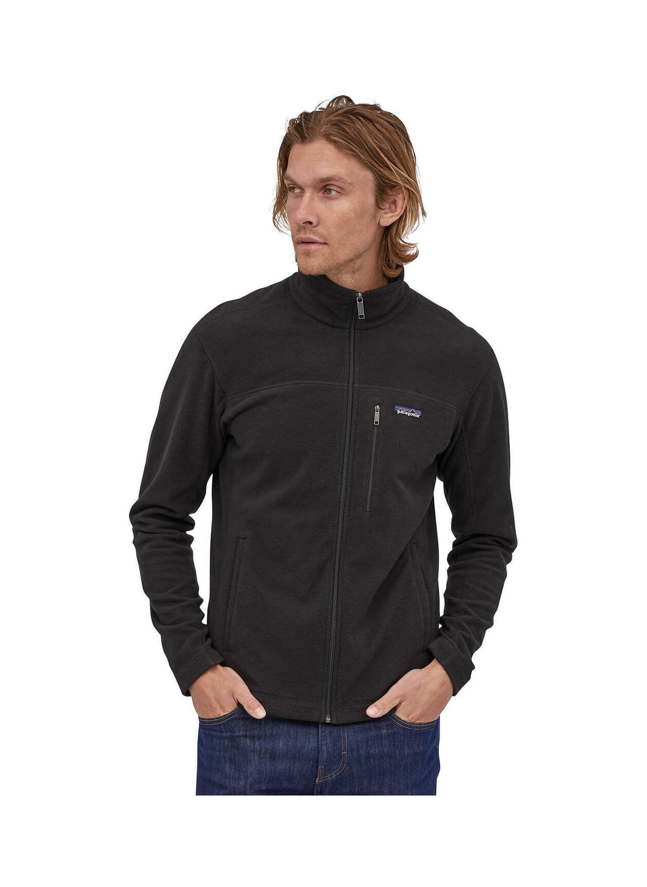 Patagonia Men's Micro D Fleece Jacket - Black - XS