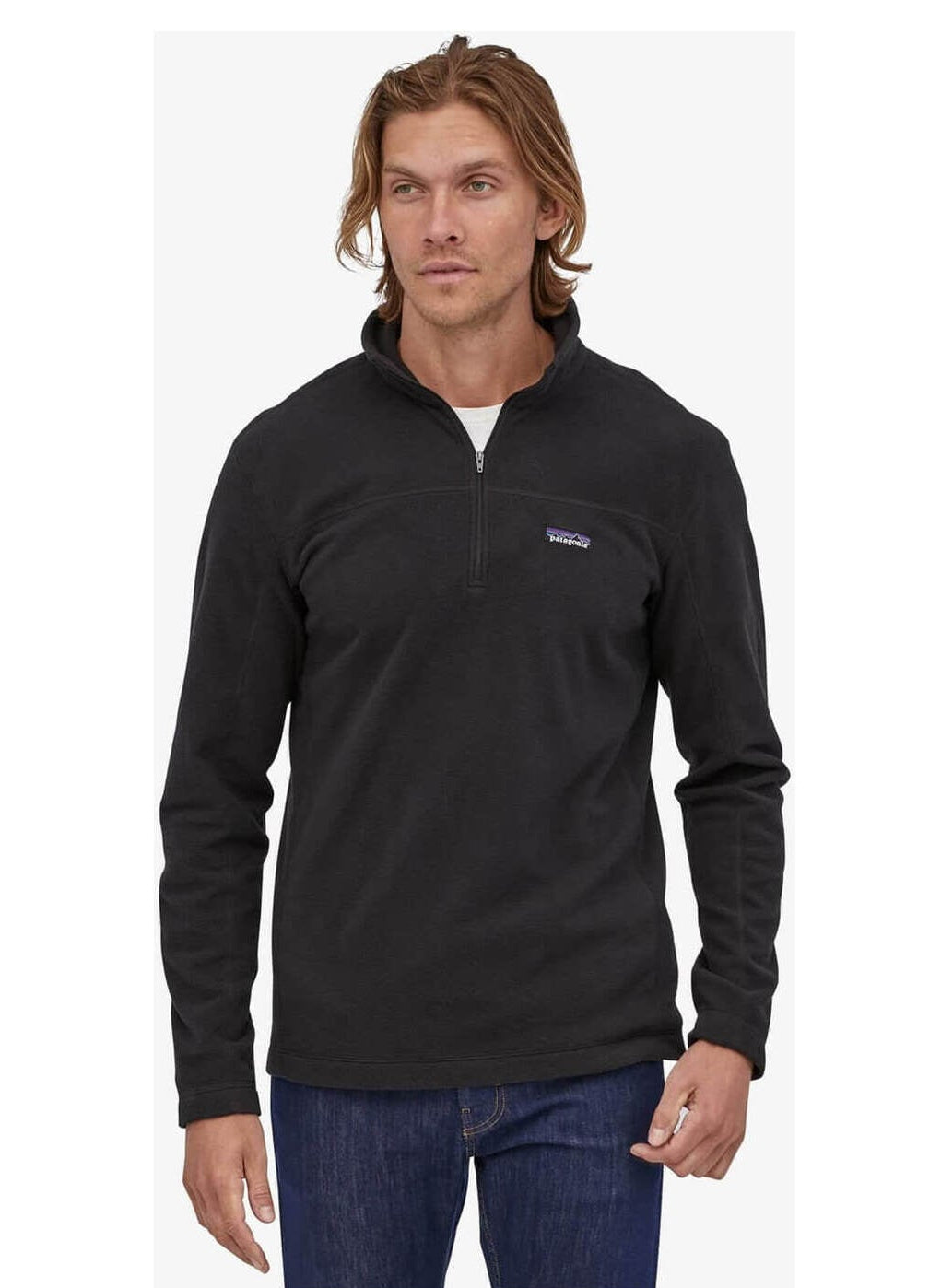 Patagonia Men's Micro D Quarter-Zip - Black - XS