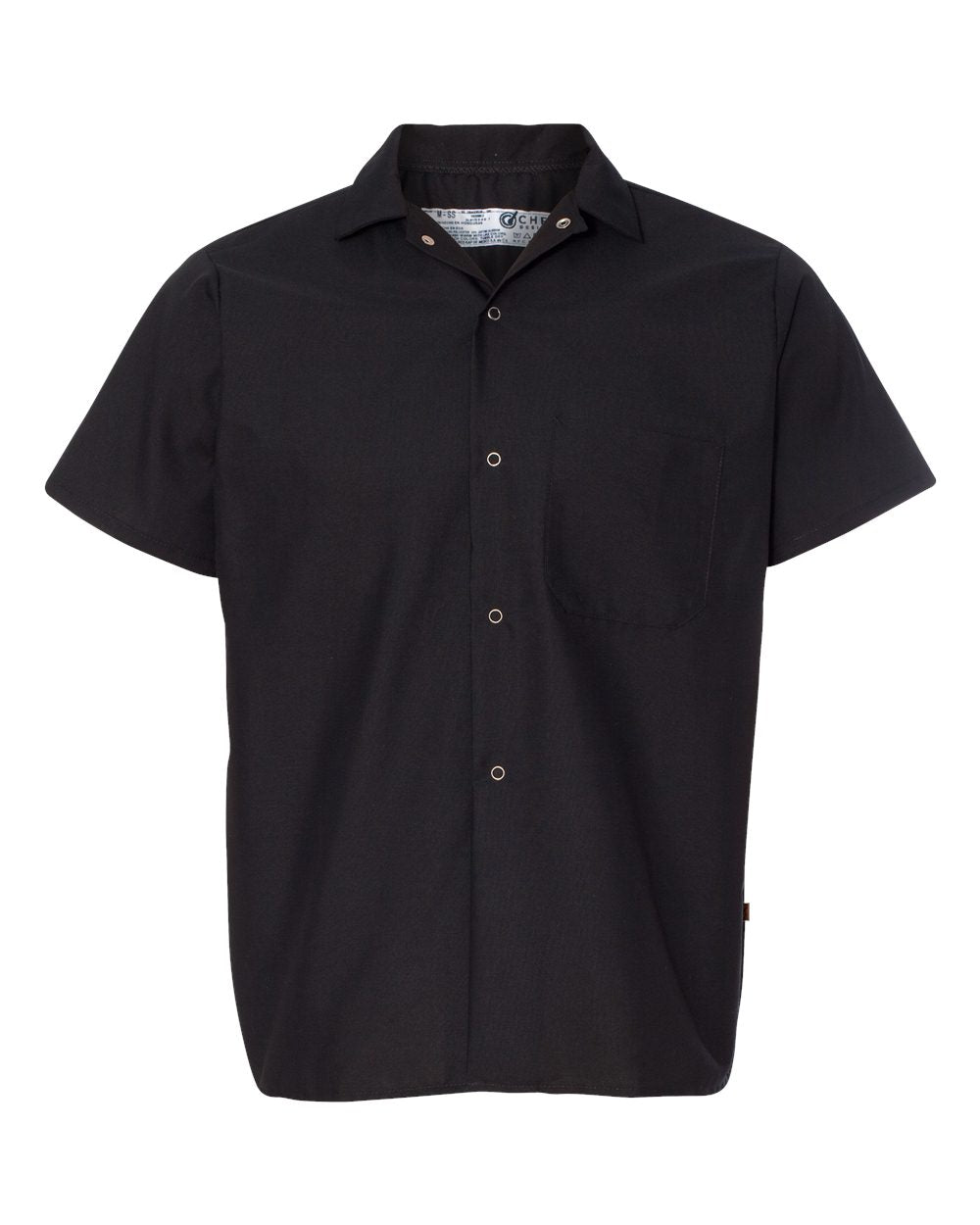 Poplin Cook Shirt with Gripper Closures - 5020