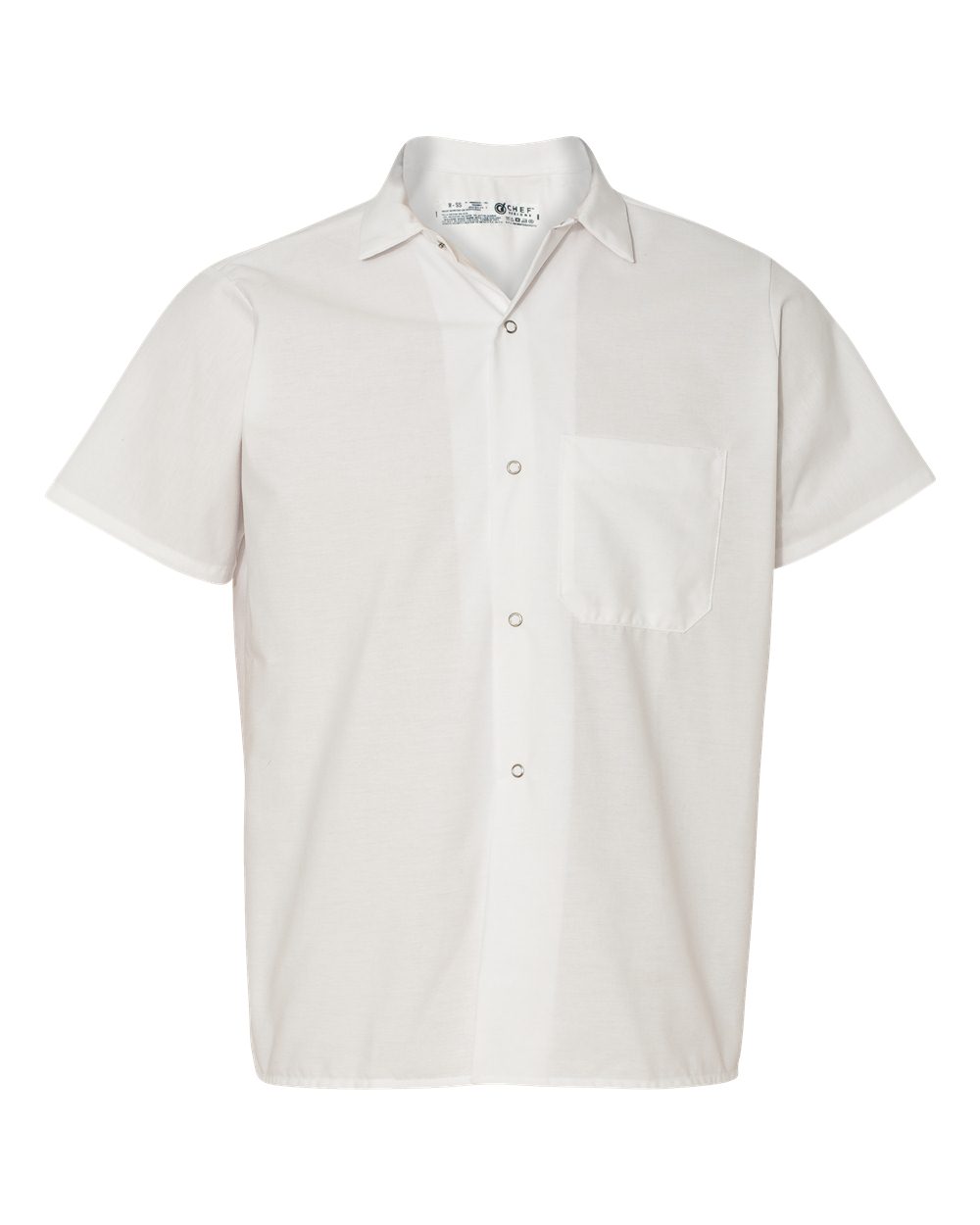 Poplin Cook Shirt with Gripper Closures - 5020