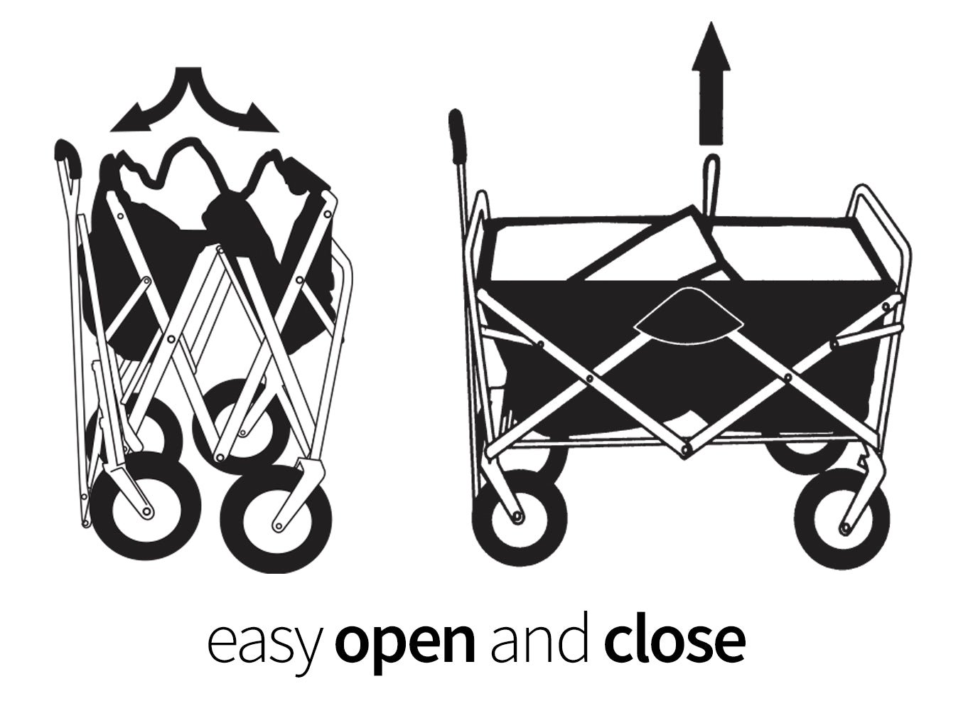 Koozie® Collapsible Folding Wagon