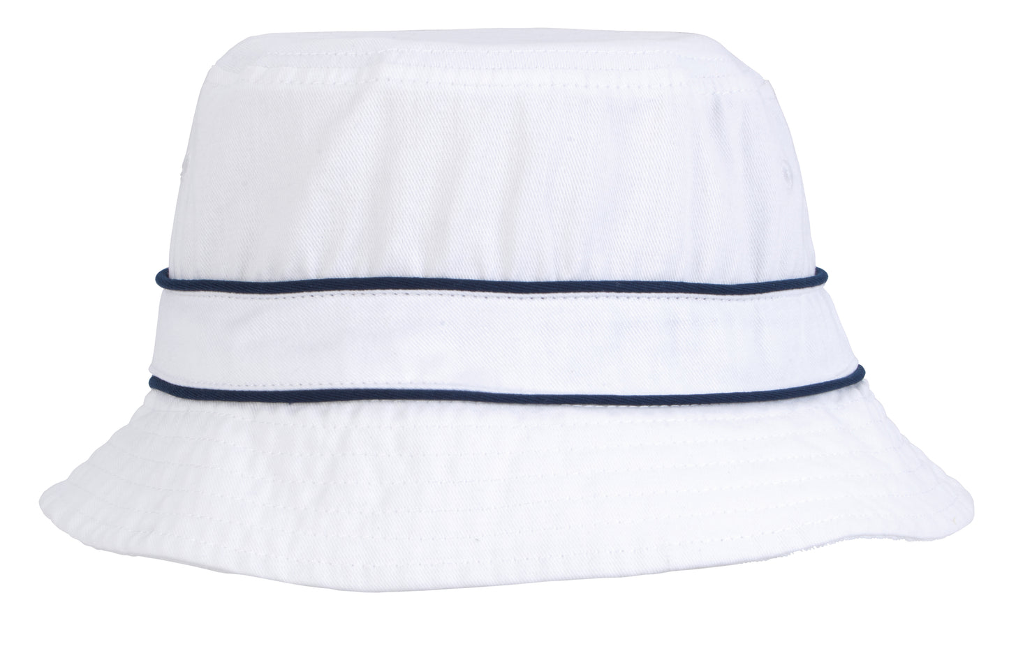 Cotton Bucket Hat with Trim